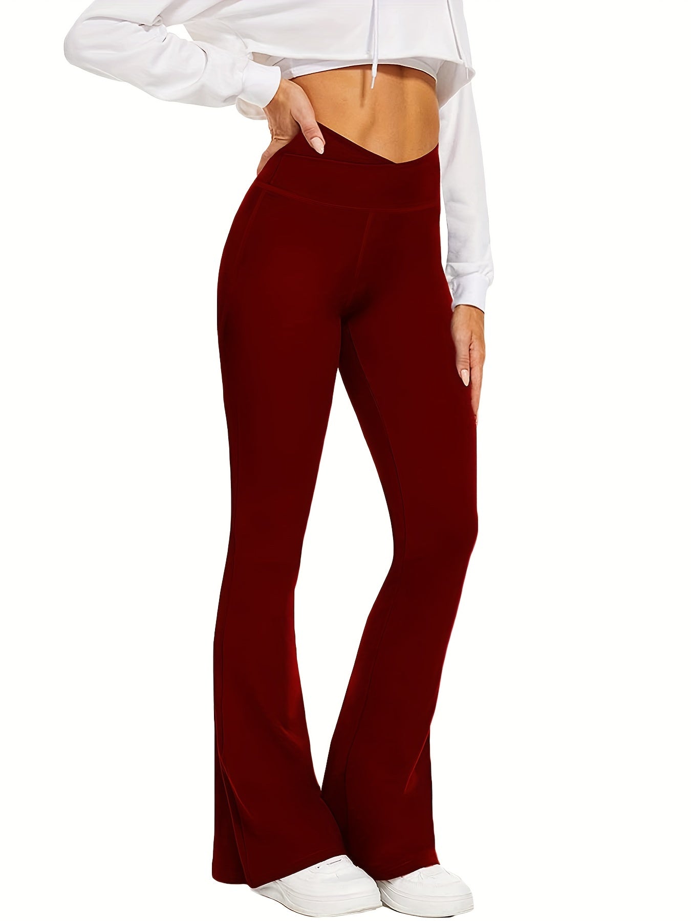 High Waist Flared Yoga Leggings