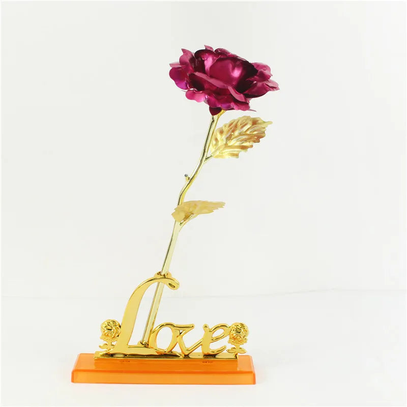 24K Gold Foil Rose in Gift Box