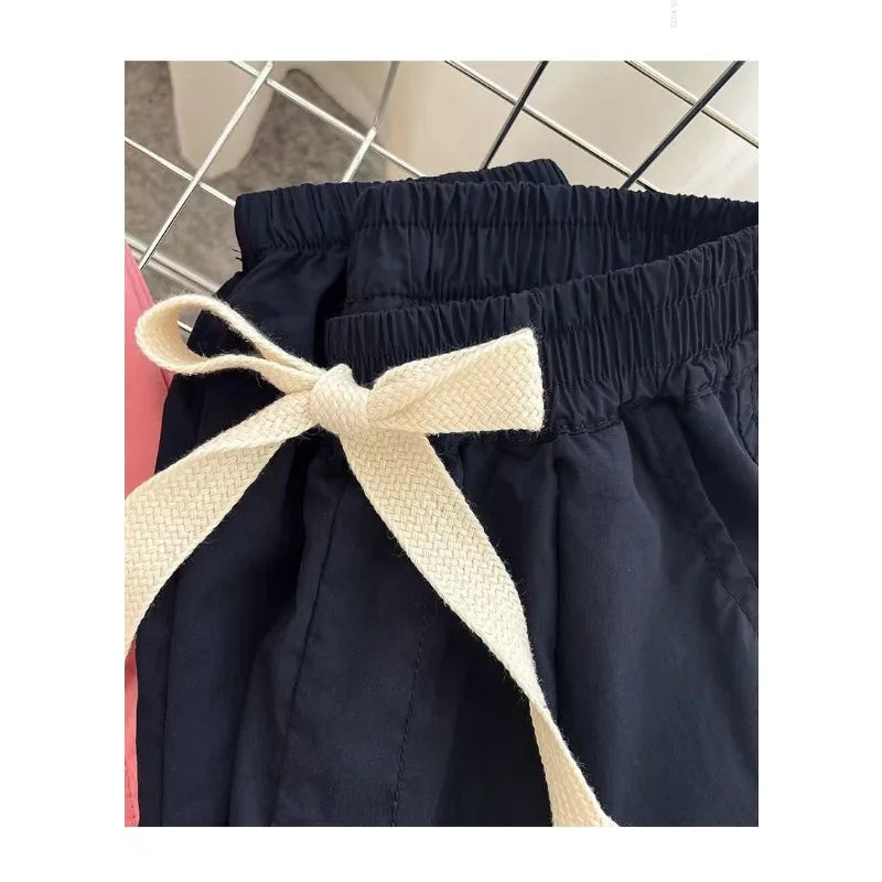 Kids Summer Cargo Pants - Korean Style