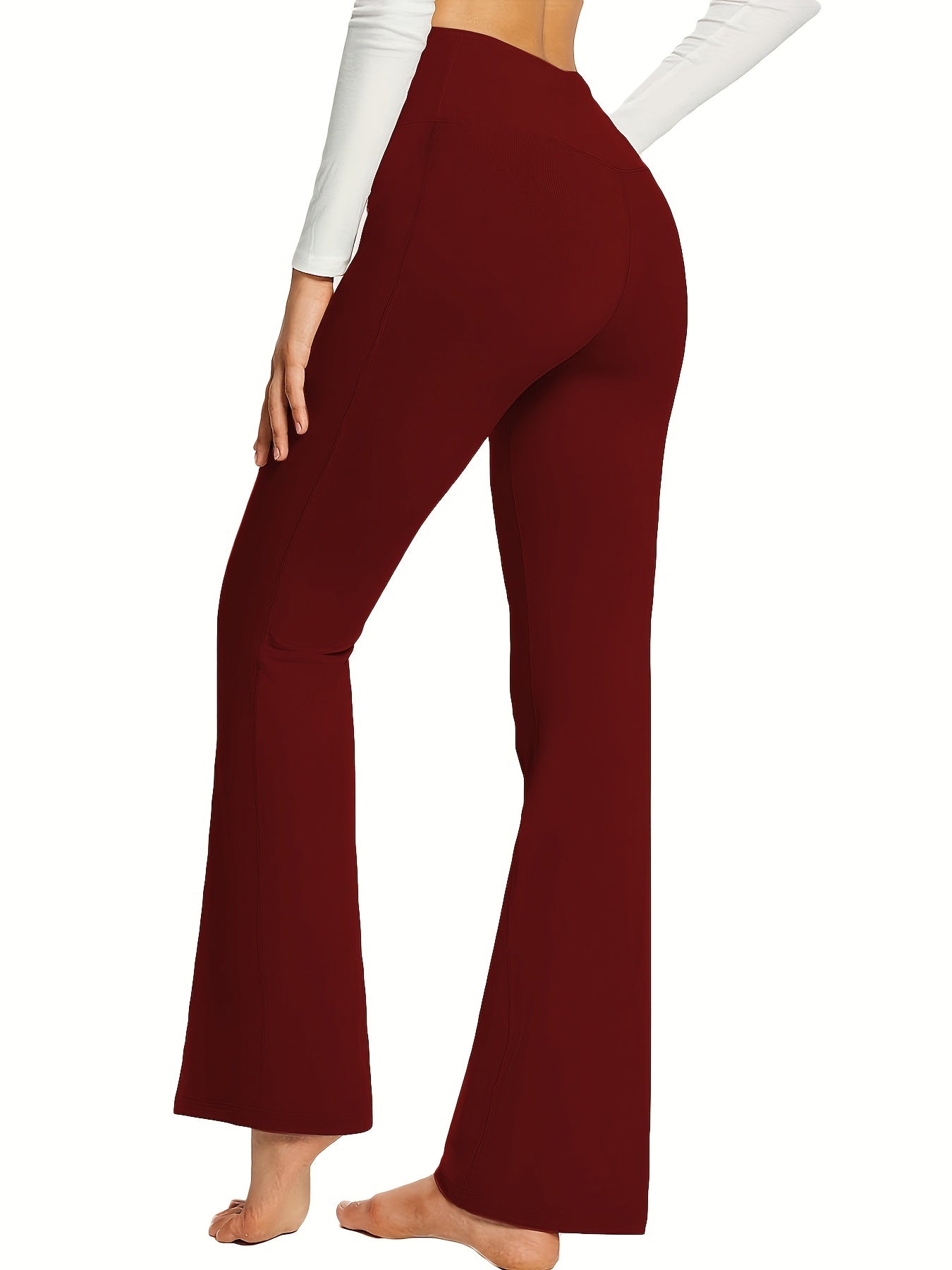 High Waist Flared Yoga Leggings