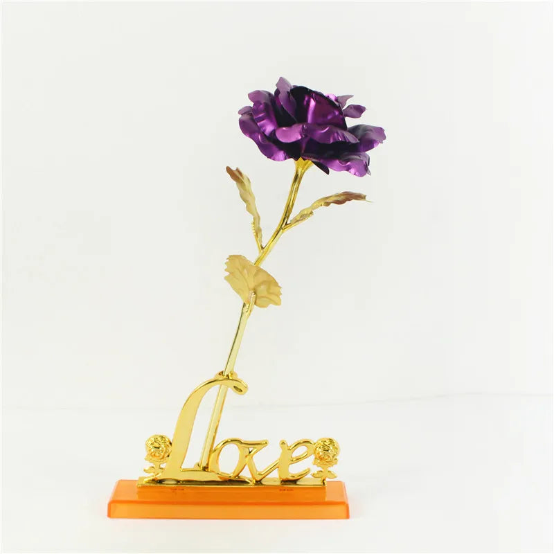 24K Gold Foil Rose in Gift Box