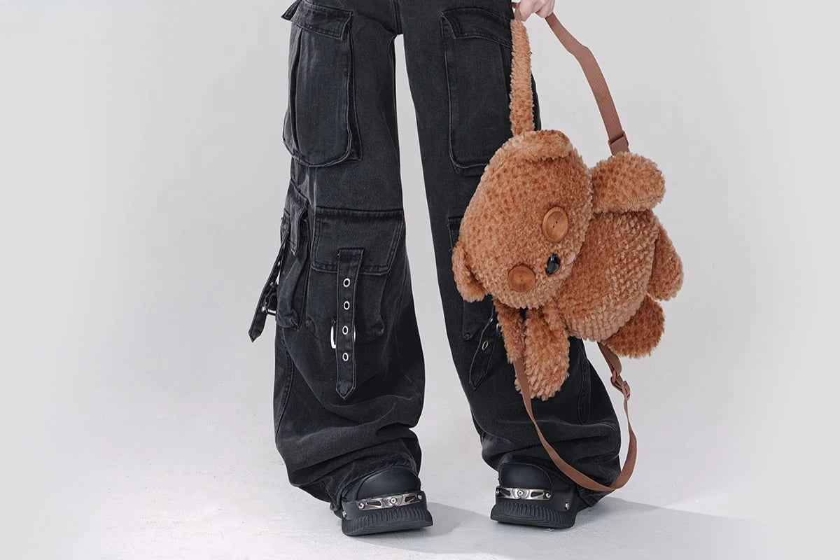 ADAgirl Y2K High Waist Cargo Jeans