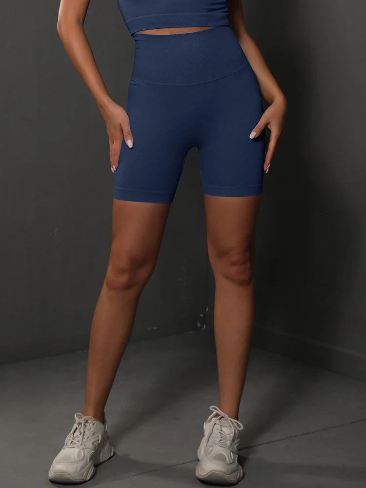 High Waist Seamless Yoga Shorts