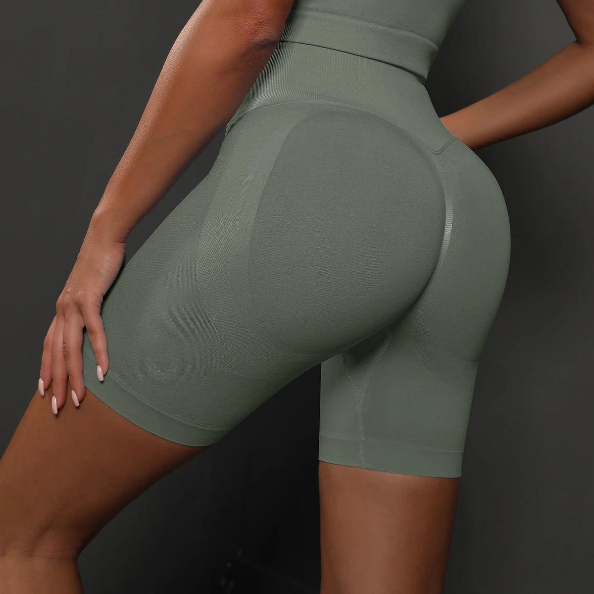 High Waist Seamless Yoga Shorts