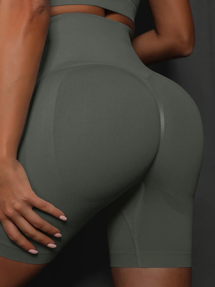 High Waist Seamless Yoga Shorts