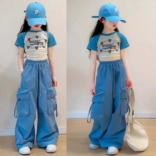 Stylish Girls' Cargo Pants 5-14Y