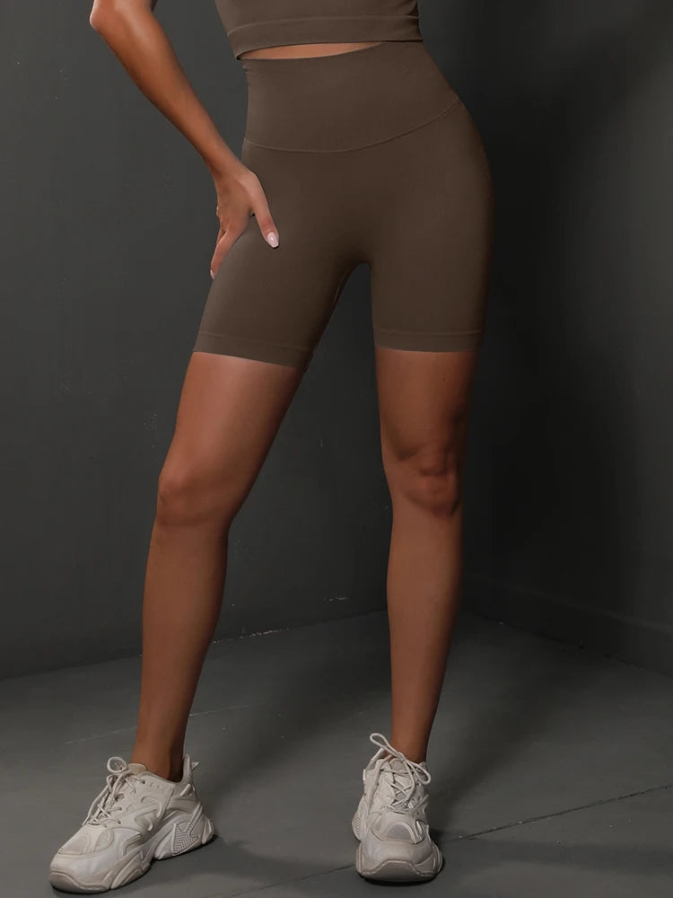 High Waist Seamless Yoga Shorts