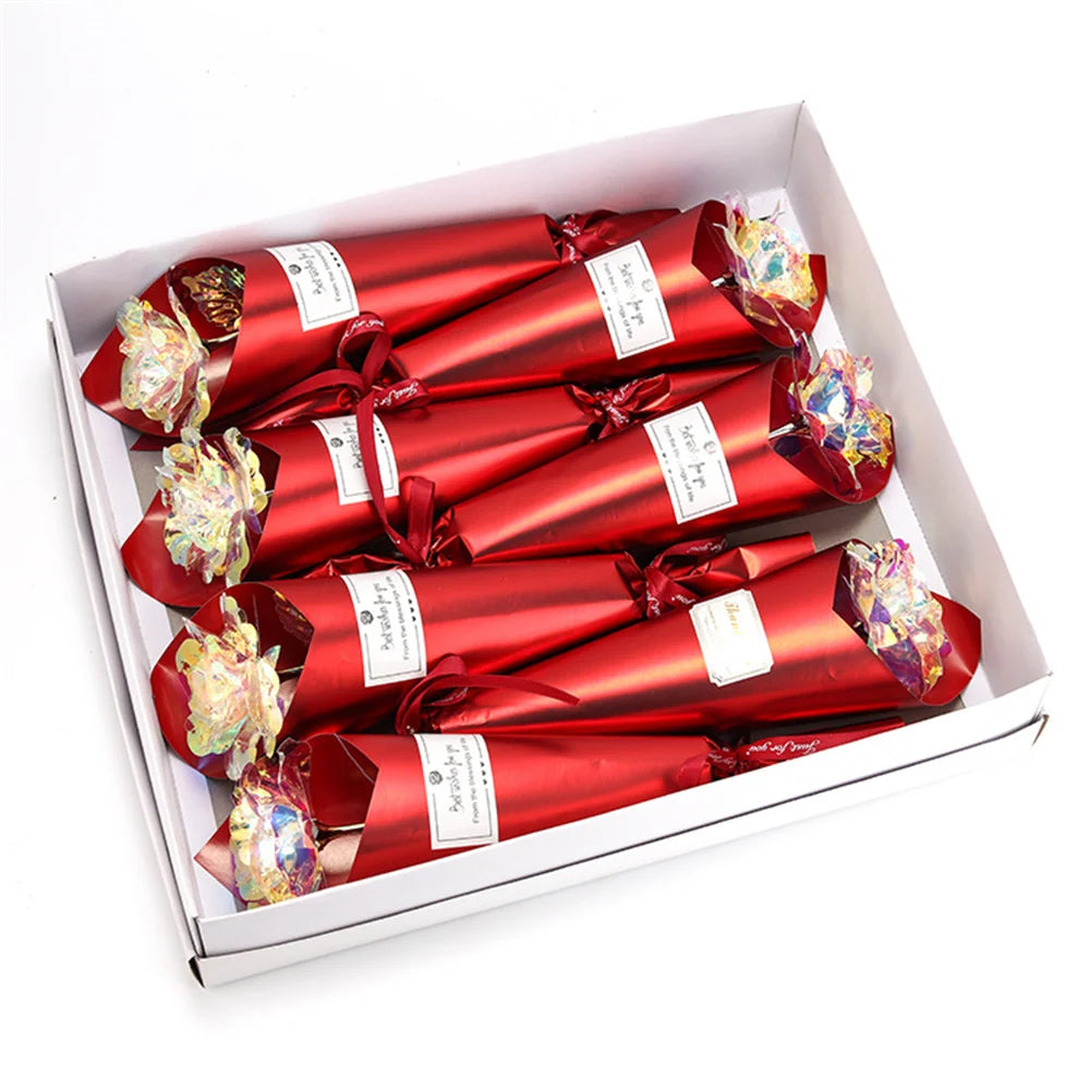 24K Gold Foil Galaxy Rose - Perfect Gift
