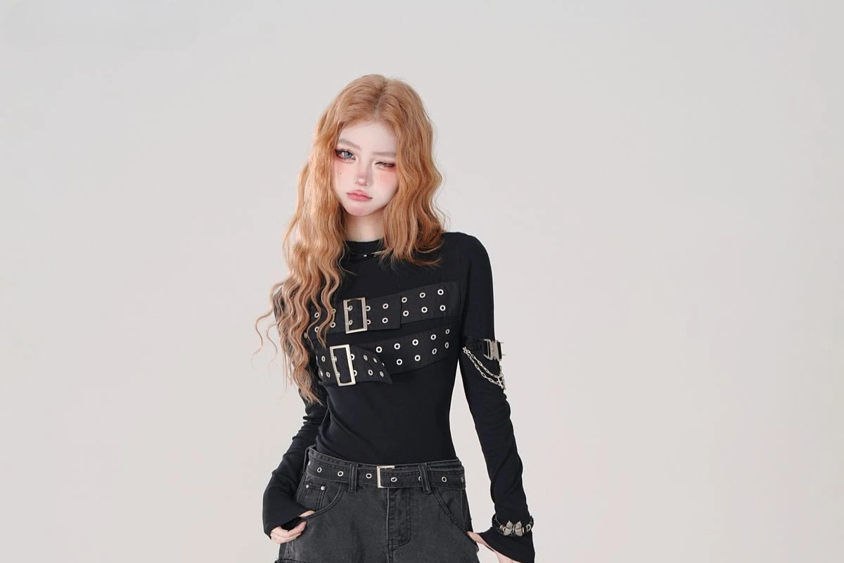 ADAgirl Y2K High Waist Cargo Jeans