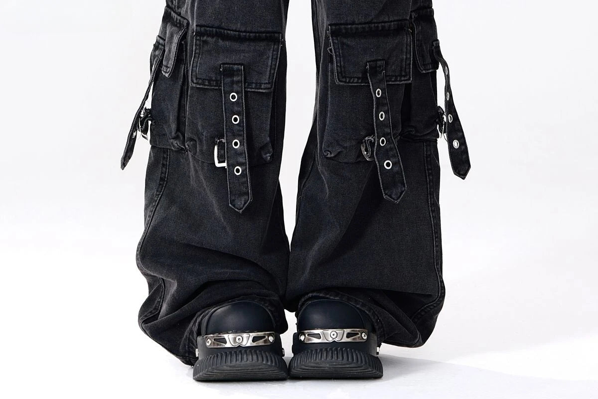 ADAgirl Y2K High Waist Cargo Jeans