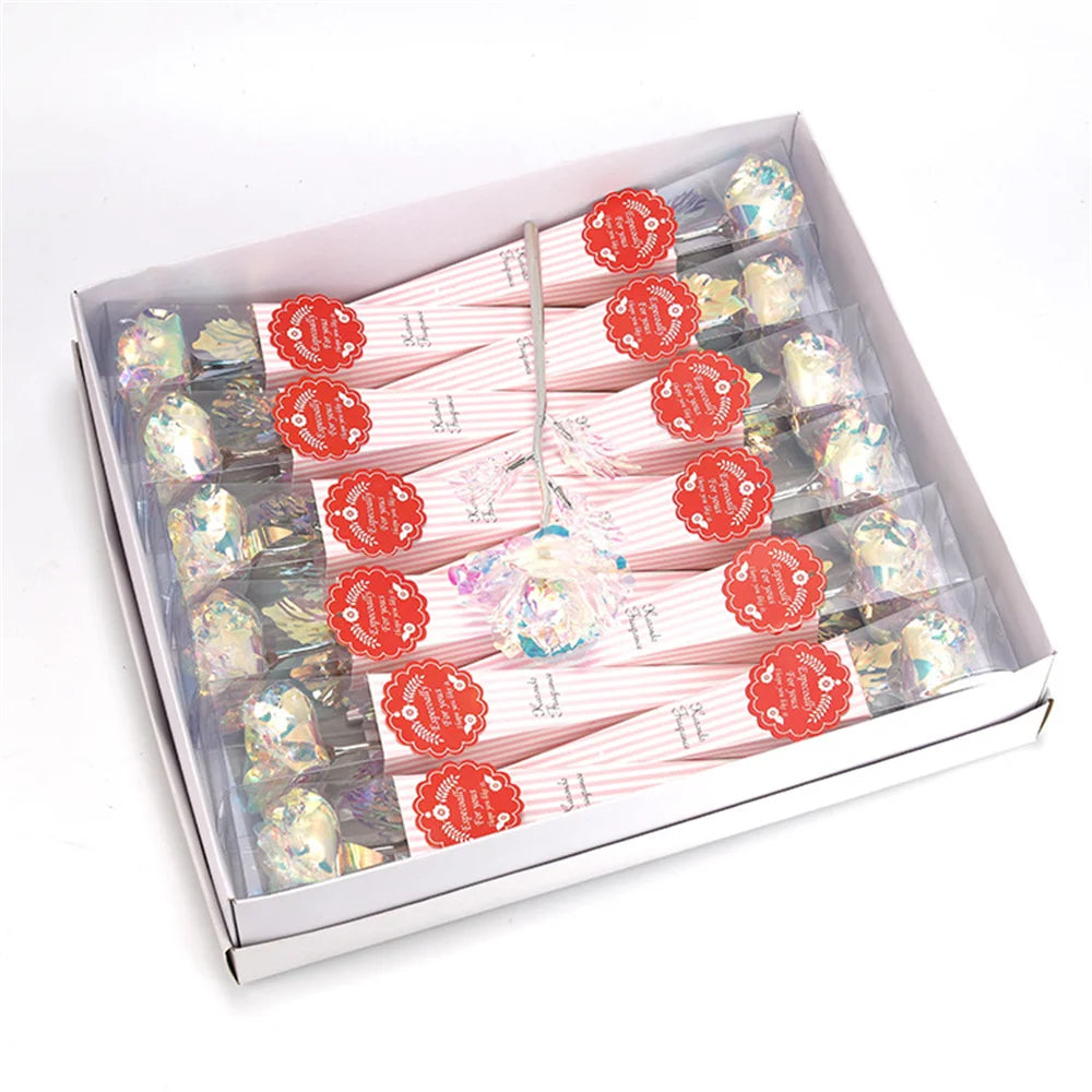 24K Gold Foil Galaxy Rose - Perfect Gift