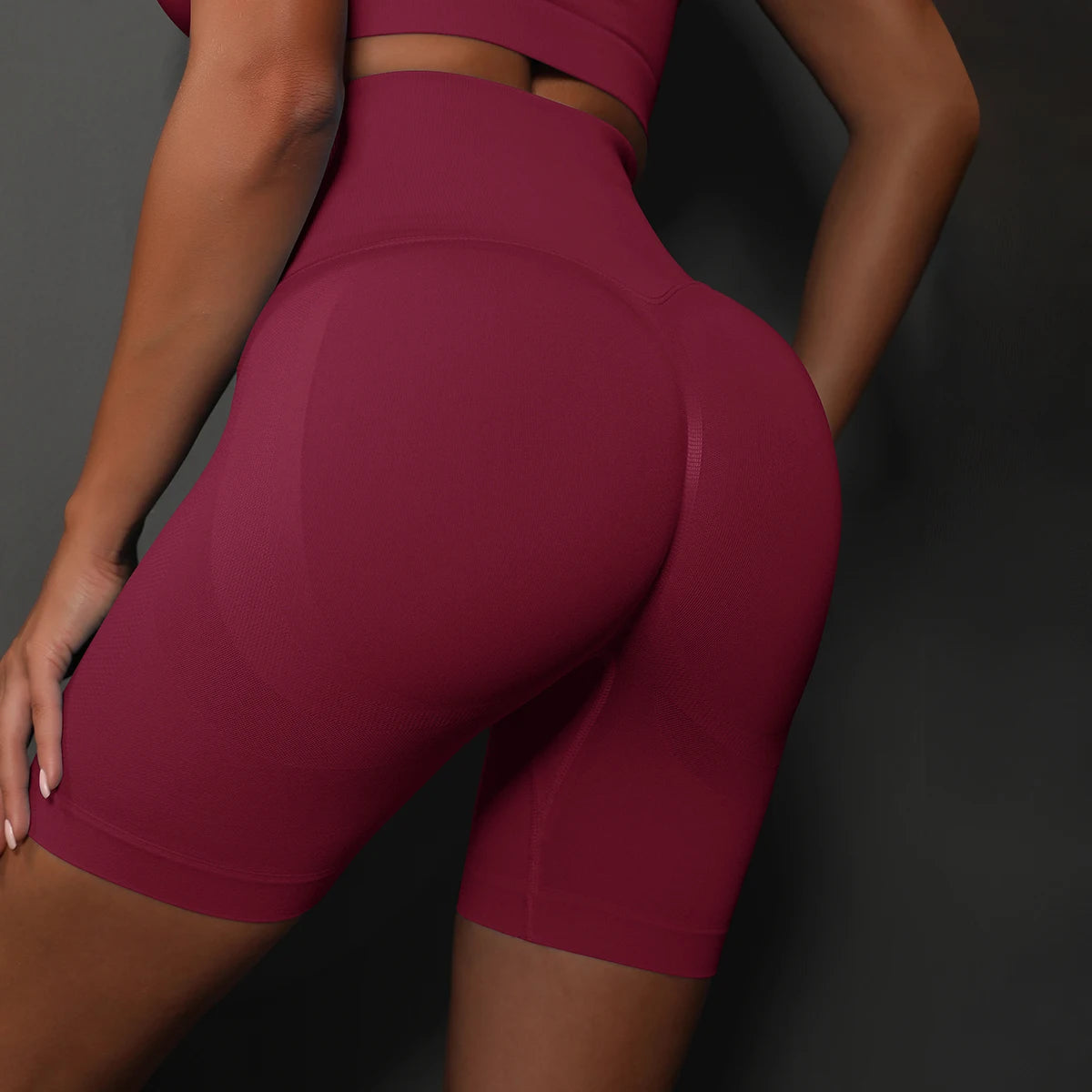High Waist Seamless Yoga Shorts