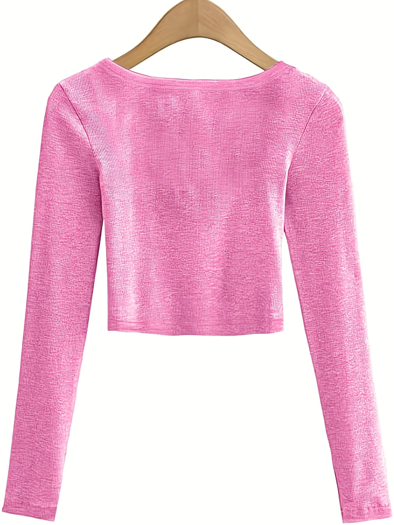 Chic All-Season Scoop Neck Crop Top
